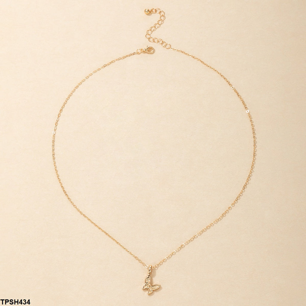 Butterfly Pendent With Chain