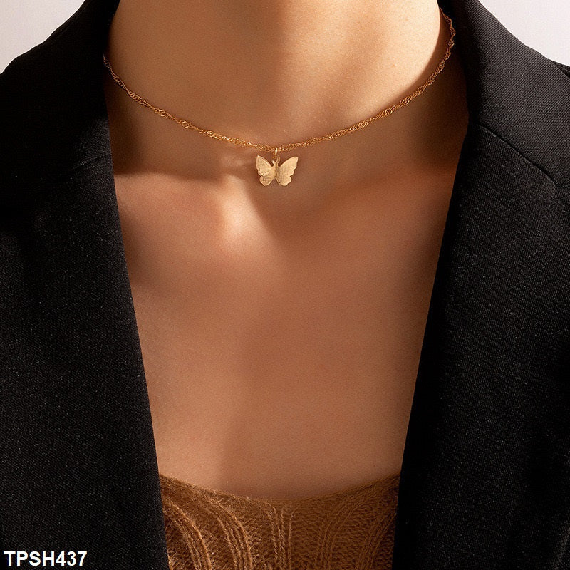Butterfly Pendent With Chain