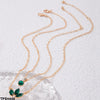 Marquise/Round Pendants With Chain