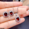 Oval Pendent Set
