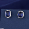 Cushion Zircon Pendant Set