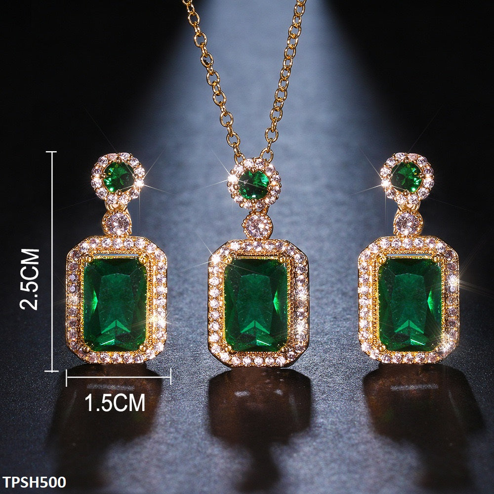 Square Pendant Set