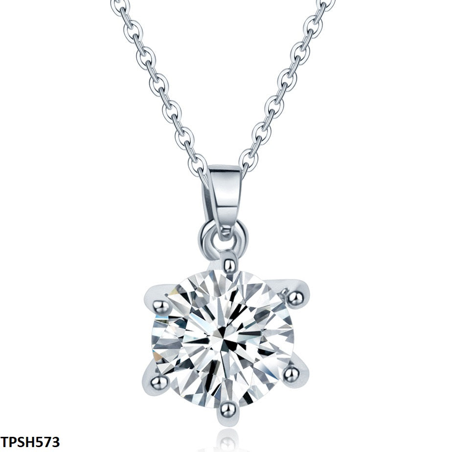 Round Pendant With Chain