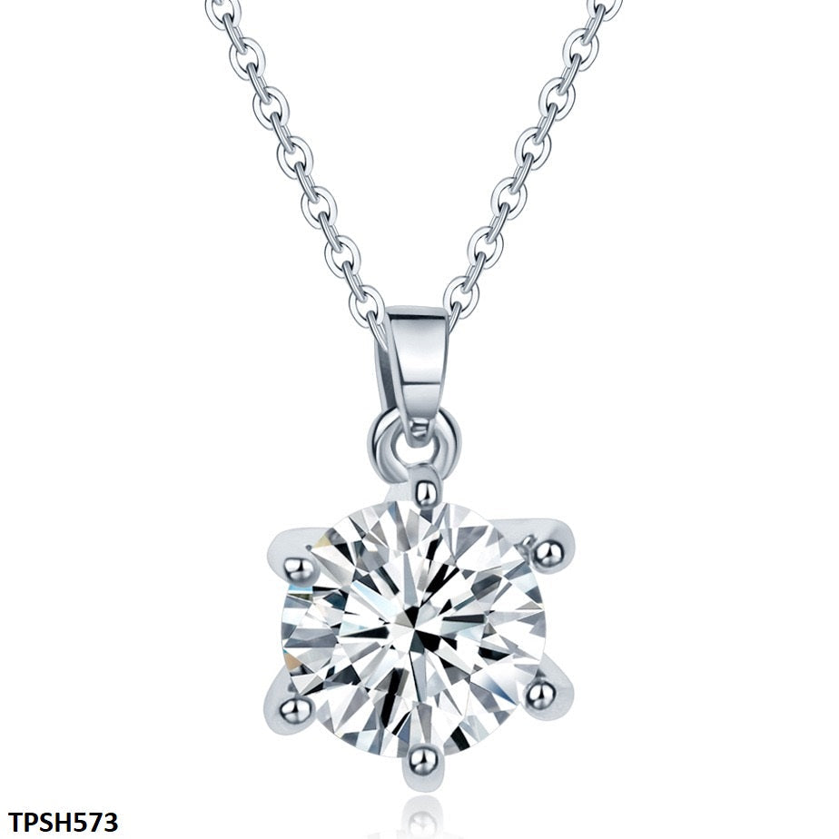 Round Pendant With Chain