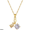 Flower Circle Drop Pendent
