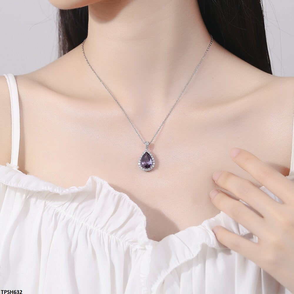 Tear Zircon Pendant