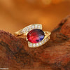Oval Stone Ring