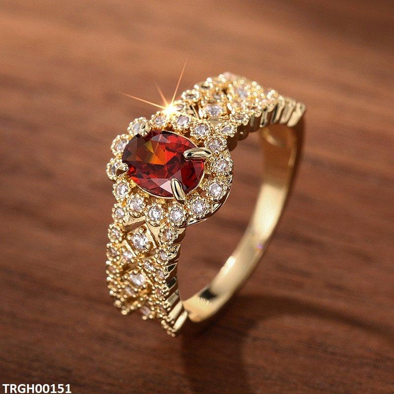 Oval Stone Ring