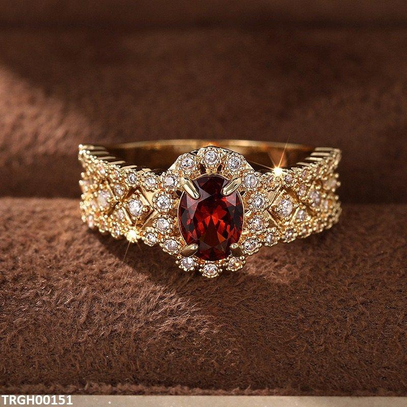 Oval Stone Ring