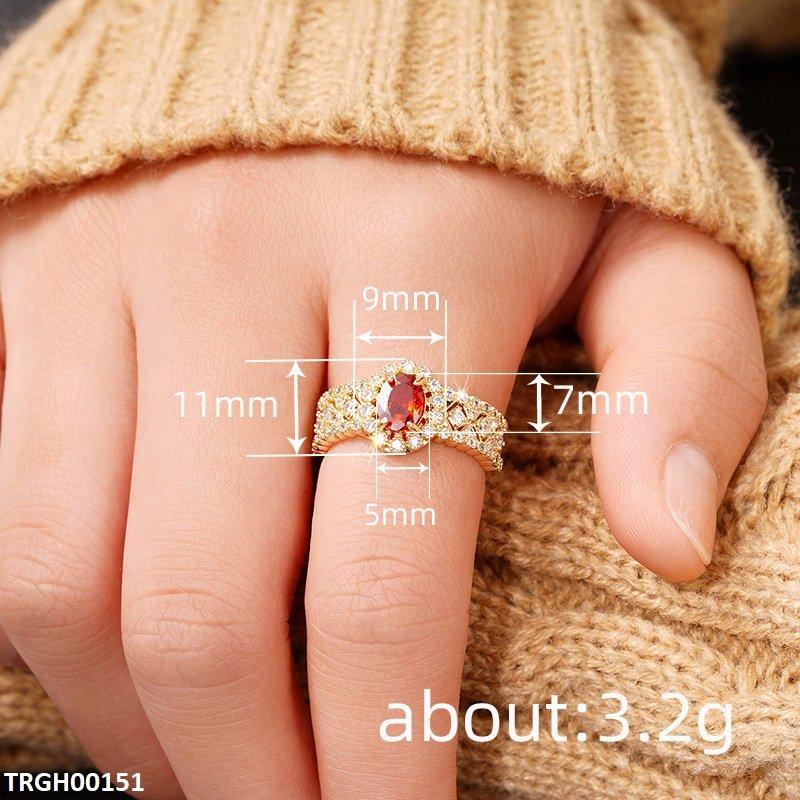 Oval Stone Ring