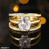 Oval Triplet Ring