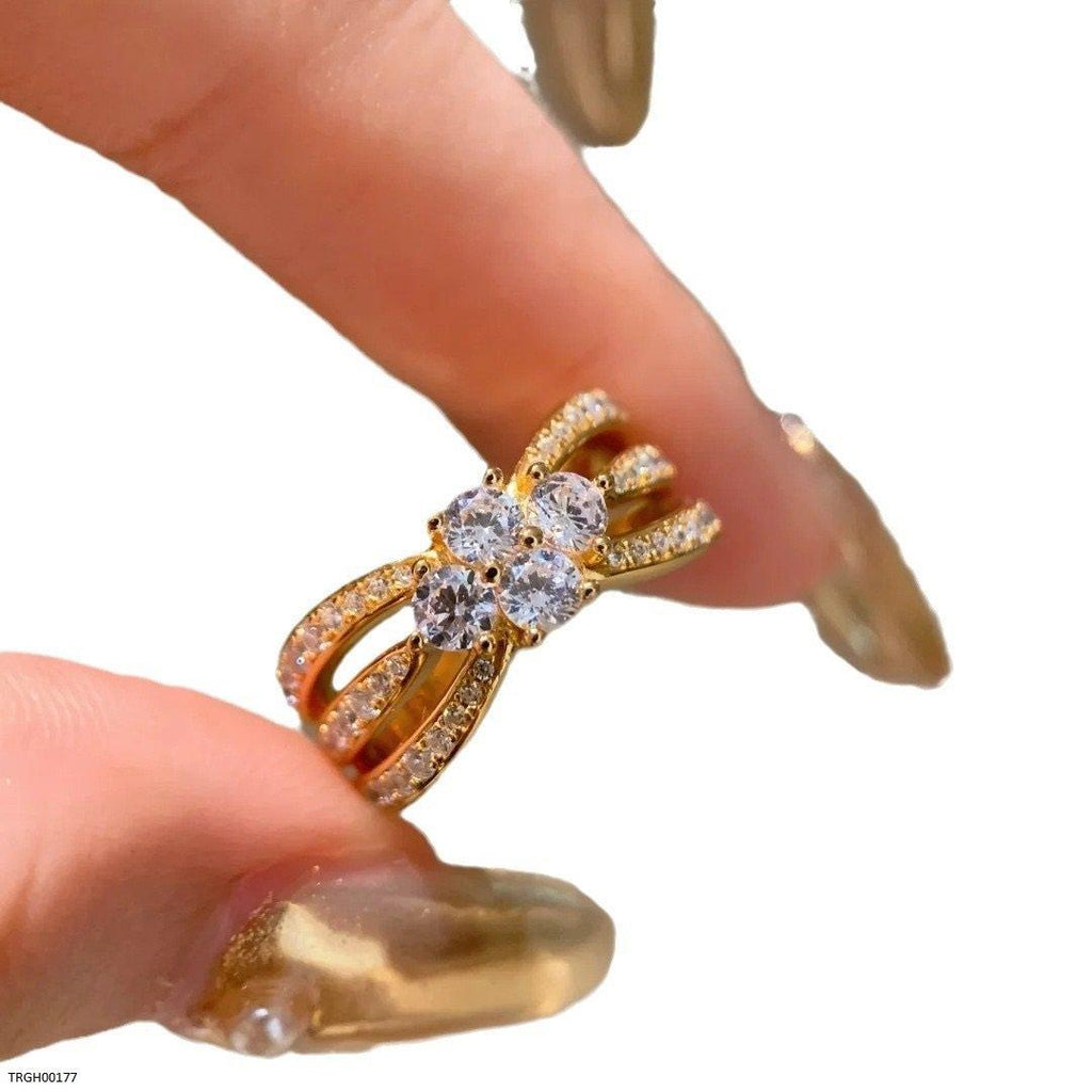 Triple Sparkle Ring
