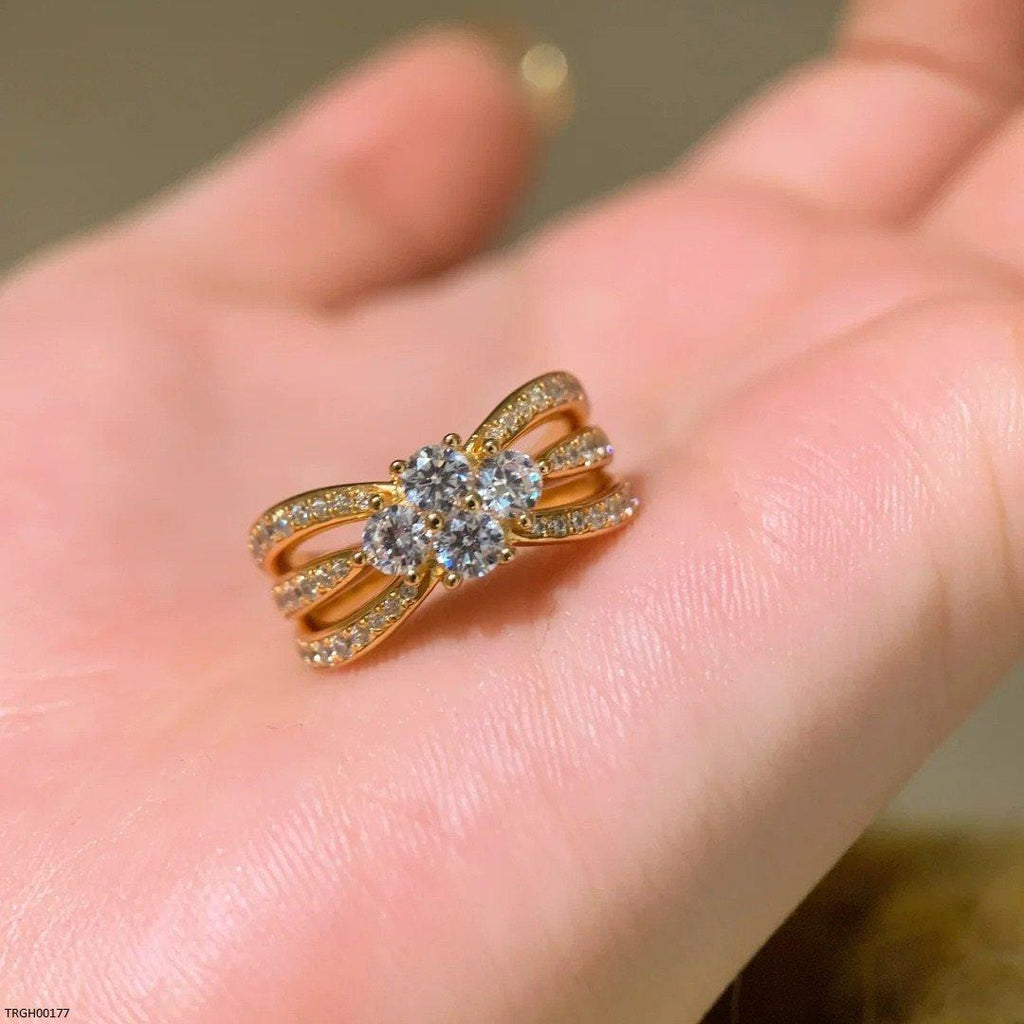 Triple Sparkle Ring