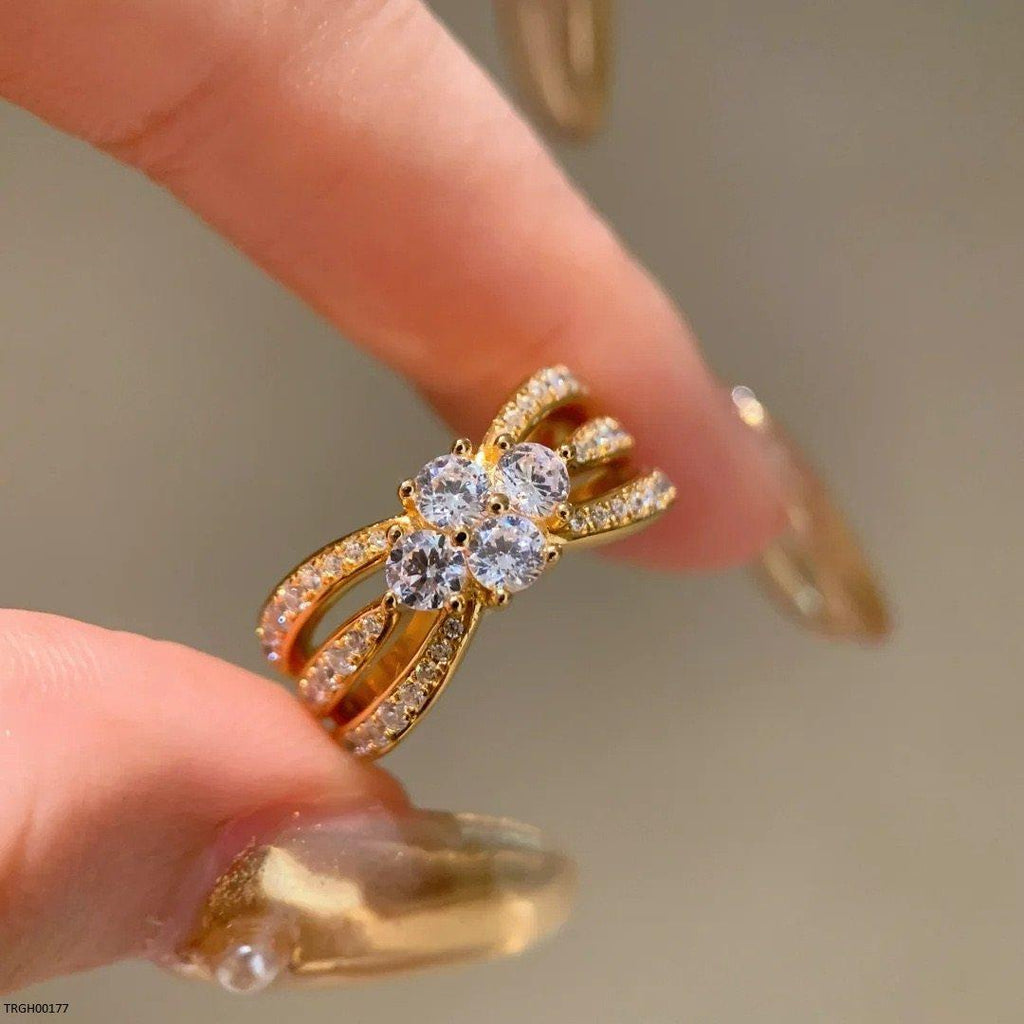Triple Sparkle Ring