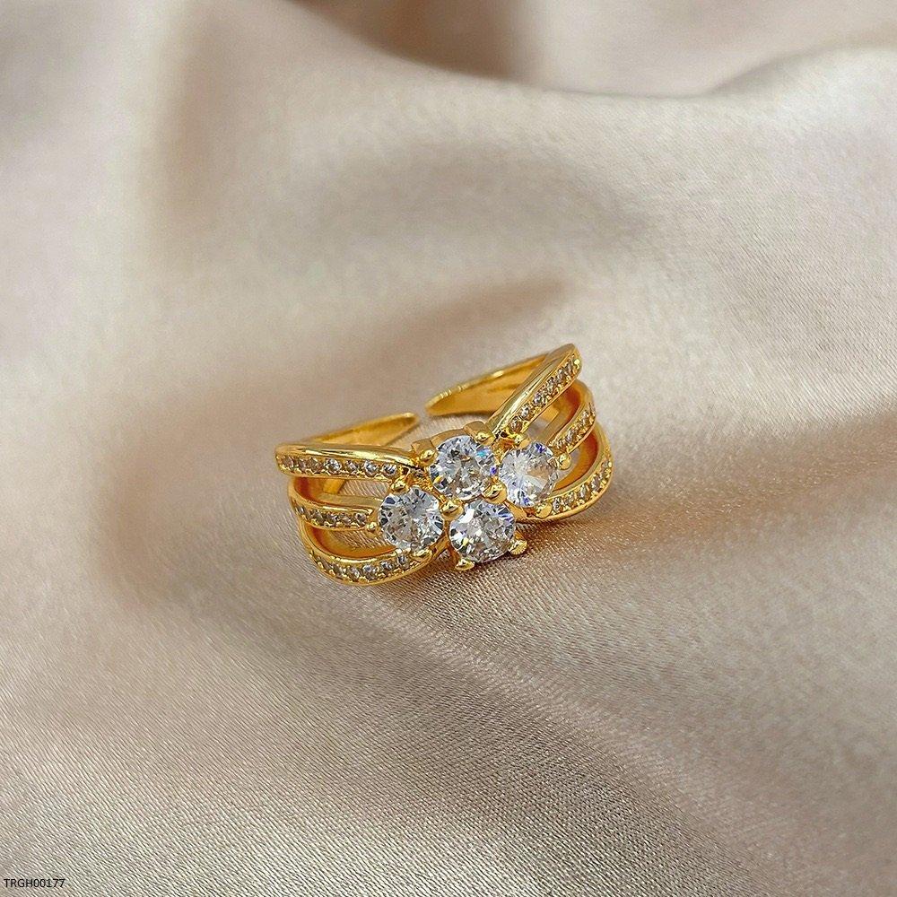 Triple Sparkle Ring