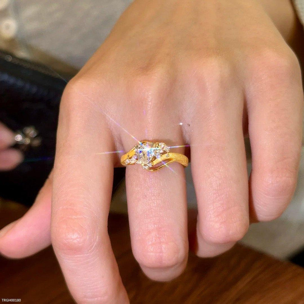Unique Heart Adjustable Ring