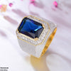 Rectangle Zircon Ring