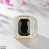 Rectangle Zircon Ring