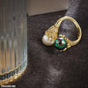 Double Pearl Ring Adjustable
