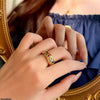 Round Multi Stone Ring