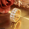 Round Double Stone Ring