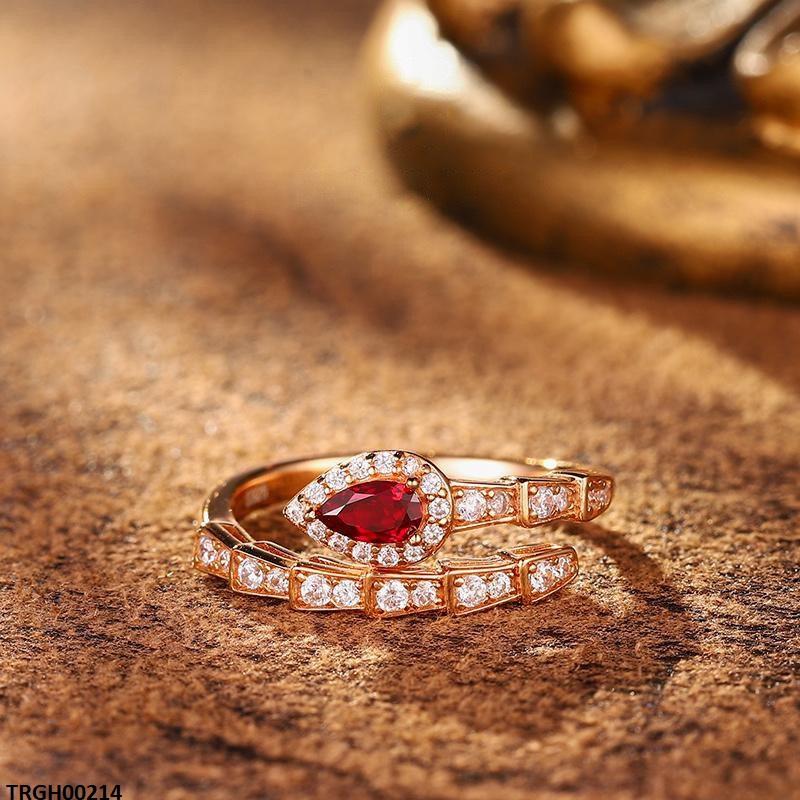 Snake Zircon Stone Ring Adjustable