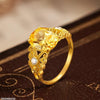 Oval Zircon Stone Ring Adjustable