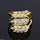 Zircon Leaf Ring Adjustable