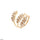 Zircon Leaf Ring Adjustable