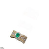 Oval/Circle Layered Zircon Ring Adjustable