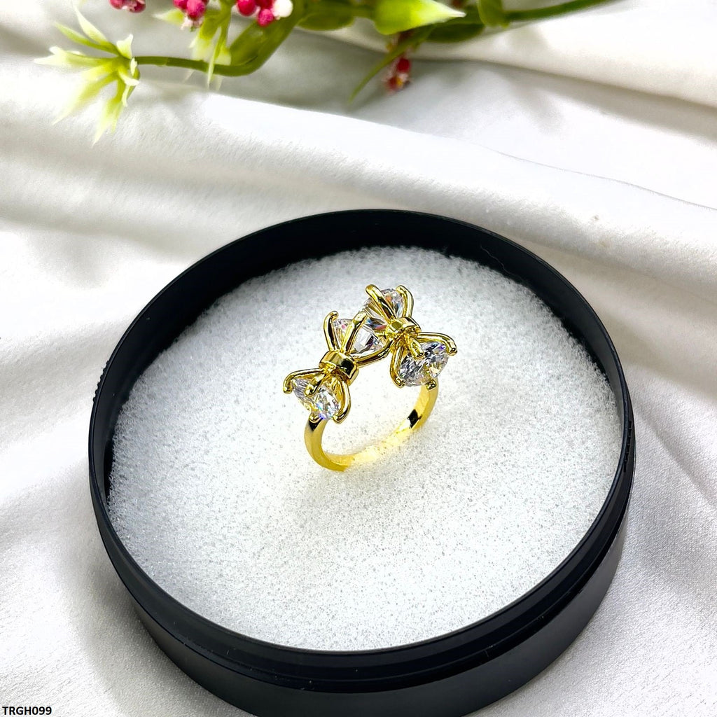 Double Bow Ring Adjustable