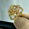 Leaf Flower Ring Adjustable