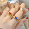Double Layer Square Ring Adjustable