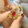 Double Layer Square Ring Adjustable