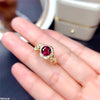 Round Flower Ring Adjustable