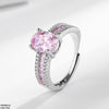 Oval/Square Layered Ring Adjustable