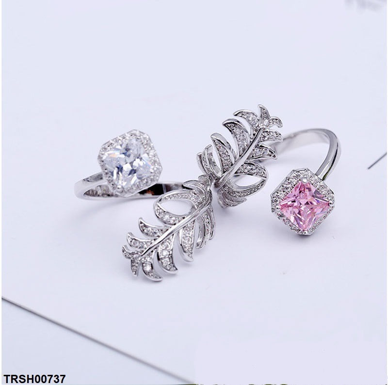 Leaf & Cushion Ring Adjustable