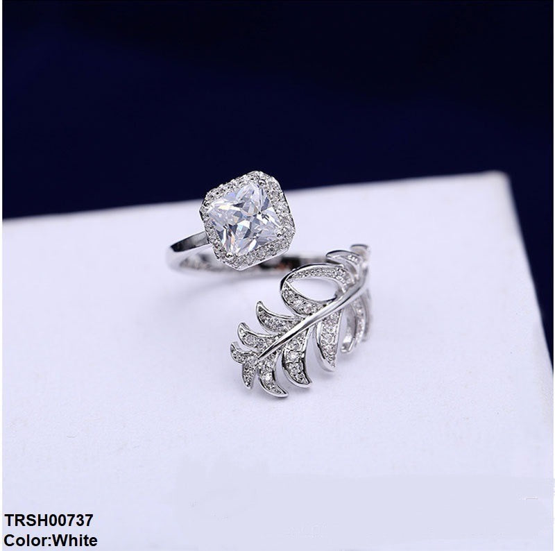 Leaf & Cushion Ring Adjustable