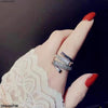 Double Round Stick Ring Adjustable
