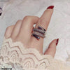 Double Round Stick Ring Adjustable