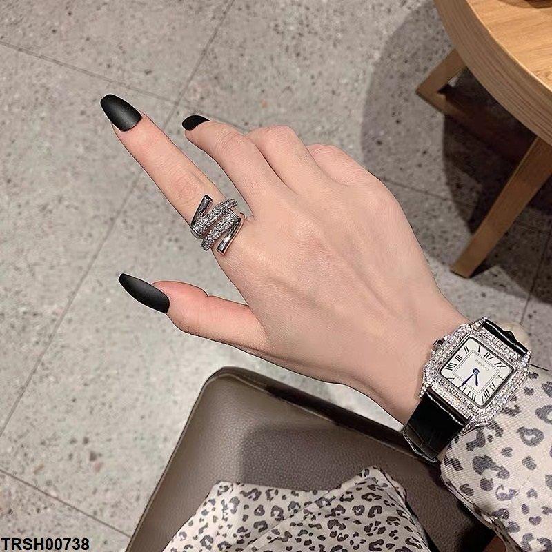 Double Round Stick Ring Adjustable