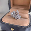 Doube Flower Ring Adjustable
