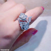 Doube Flower Ring Adjustable