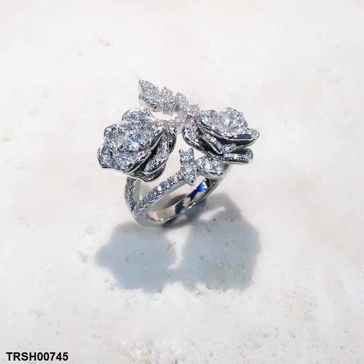 Doube Flower Ring Adjustable