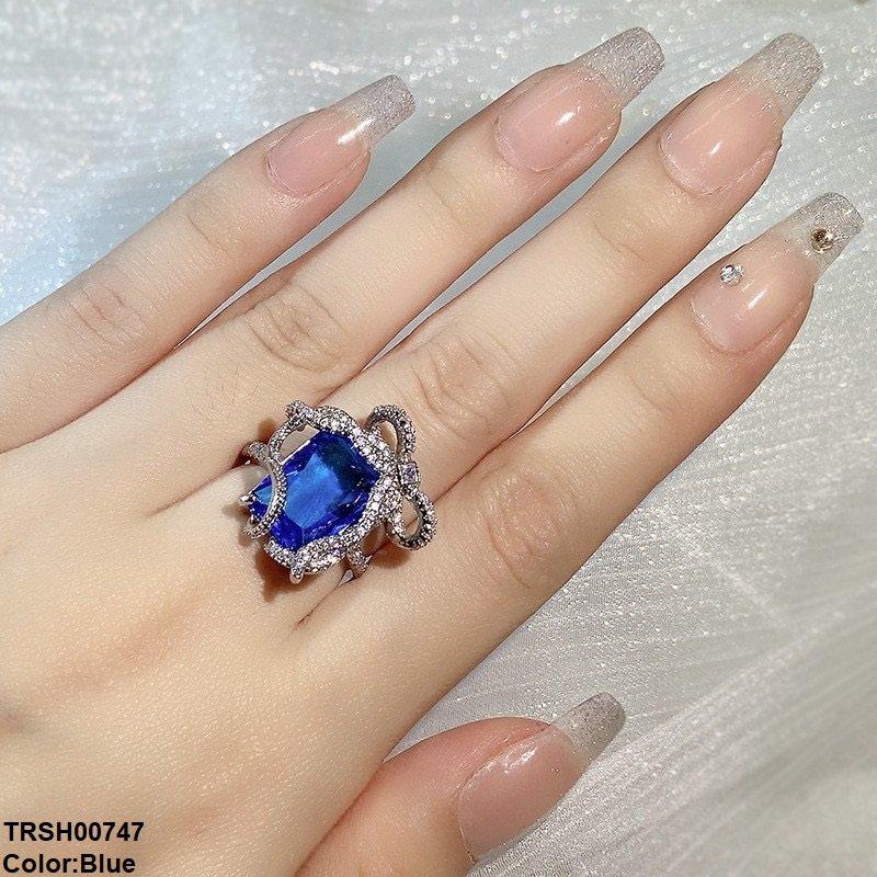 Rectangle Bow Ring Adjustable