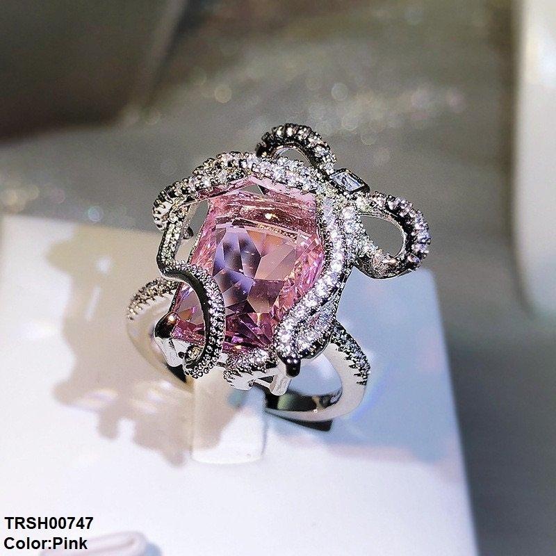 Rectangle Bow Ring Adjustable
