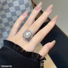 Pearl Round Ring Adjustable