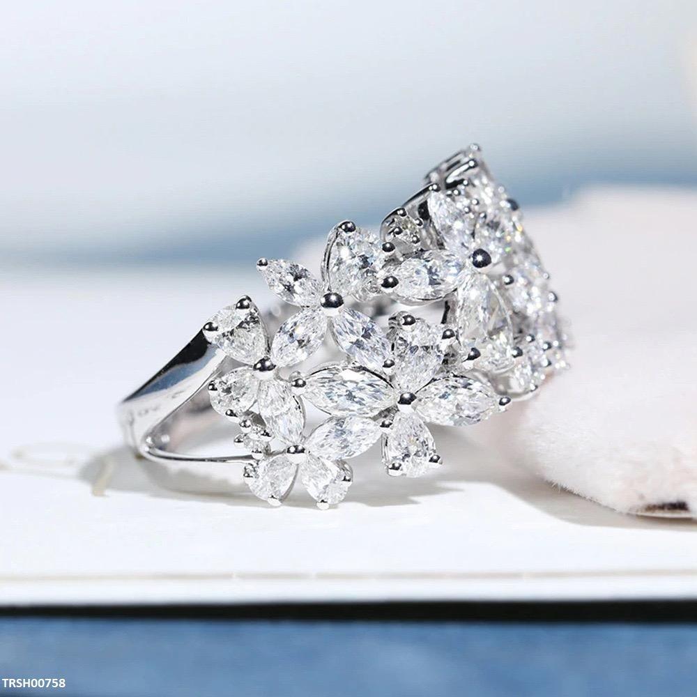 Marquise Flower Ring