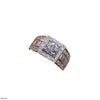 Round Stone Step Zircon Ring