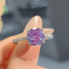 Round Zircon Ring Adjustable